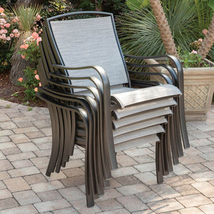 FOXDN5PCS-GRY Outdoor/Patio Furniture/Patio Dining Sets