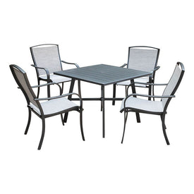 Foxhill Five-Piece Commercial Patio Dining Set