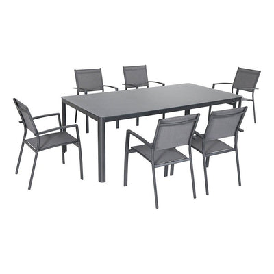 FRESDN7PC-GRY Outdoor/Patio Furniture/Patio Dining Sets