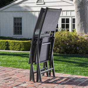 NAPDN11PCFD-GRY Outdoor/Patio Furniture/Patio Dining Sets