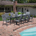 NAPDN11PCHB-GRY Outdoor/Patio Furniture/Patio Dining Sets
