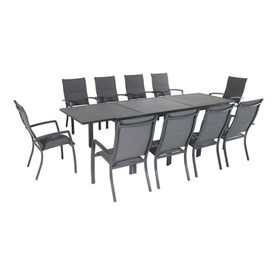 Product Image: NAPDN11PCHB-GRY Outdoor/Patio Furniture/Patio Dining Sets