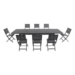 NAPDN9PCFD-GRY Outdoor/Patio Furniture/Patio Dining Sets
