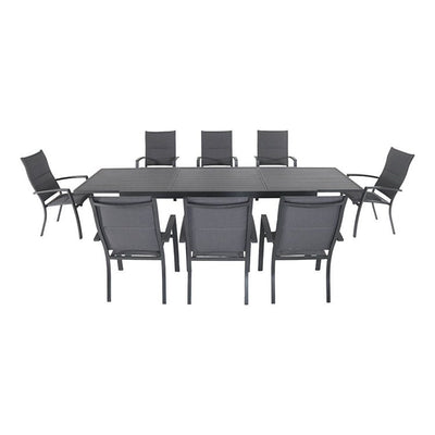 Product Image: NAPDN9PCHB-GRY Outdoor/Patio Furniture/Patio Dining Sets