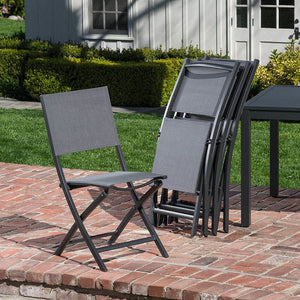 NAPDNS5PCFDSQ-GRY Outdoor/Patio Furniture/Patio Dining Sets