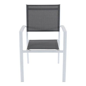 NAPDNS5PCSQ-WHT Outdoor/Patio Furniture/Patio Dining Sets