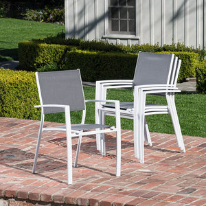 NAPLESDN9PC-WHT Outdoor/Patio Furniture/Patio Dining Sets