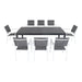 NAPLESDN9PC-WHT Outdoor/Patio Furniture/Patio Dining Sets