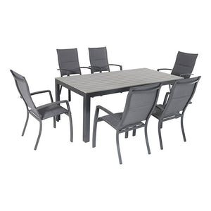 TUCSDN7PCHB-GRY Outdoor/Patio Furniture/Patio Dining Sets