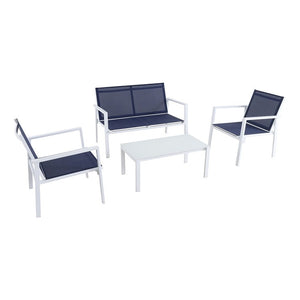 HARP4PC-WN Outdoor/Patio Furniture/Patio Conversation Sets