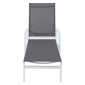 HARPCHS-W-GRY Outdoor/Patio Furniture/Outdoor Chaise Lounges