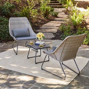 ACCENT3PC-GRY Outdoor/Patio Furniture/Patio Conversation Sets
