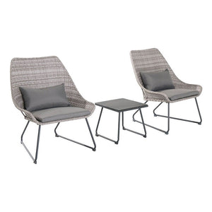 ACCENT3PC-GRY Outdoor/Patio Furniture/Patio Conversation Sets