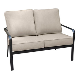 Cortino Commercial Loveseat with Plush Sunbrella Cushions