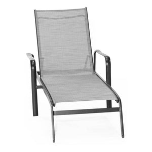 FOXCHS2PC-GRY Outdoor/Patio Furniture/Outdoor Chaise Lounges