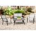 FOXHILL4PC-GRY Outdoor/Patio Furniture/Patio Conversation Sets