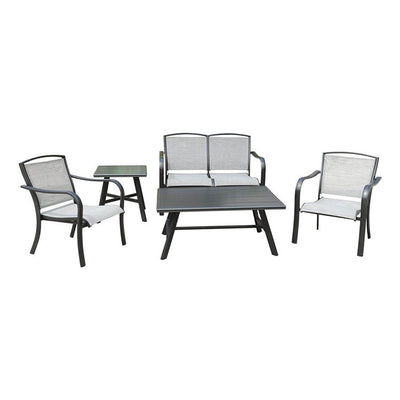 Product Image: FOXHILL5PC-GRY Outdoor/Patio Furniture/Patio Conversation Sets