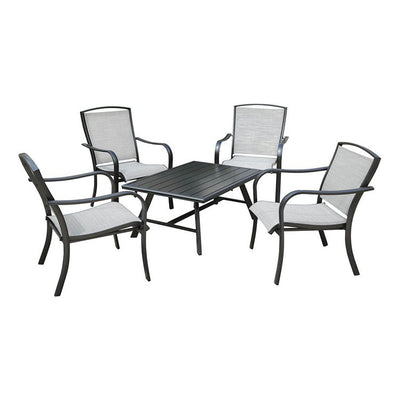 Product Image: FOXHILL5PCCT-GRY Outdoor/Patio Furniture/Patio Conversation Sets