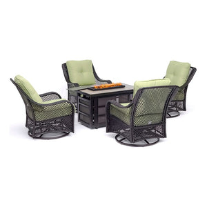 ORL5PCSW4RECFP-GRN Outdoor/Patio Furniture/Patio Conversation Sets