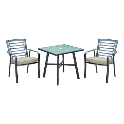 Product Image: PEMDN3PCG-ASH Outdoor/Patio Furniture/Outdoor Bistro Sets