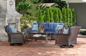 STRATH4PCSW-S-NVY Outdoor/Patio Furniture/Patio Conversation Sets