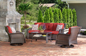 STRATH4PCSW-S-RED Outdoor/Patio Furniture/Patio Conversation Sets