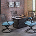 TRAD5PCRECSW4FP-BLU Outdoor/Patio Furniture/Patio Conversation Sets