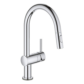 Minta Touch Single Hand Pull-Down with Dual-Function Spray Head