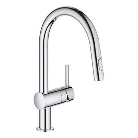 Minta Single Handle Pull-Down Kitchen Faucet with Dual-Function Spray Head