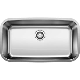 Stellar 32" Single Bowl Stainless Steel Undermount Kitchen Sink