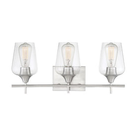 Octave Three-Light Bathroom Vanity Fixture