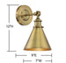 9-0901-1-322 Lighting/Wall Lights/Sconces