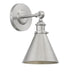 9-0901-1-SN Lighting/Wall Lights/Sconces