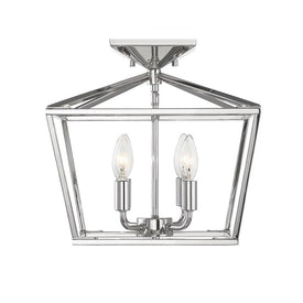 Townsend Four-Light Semi-Flush Mount Ceiling Fixture
