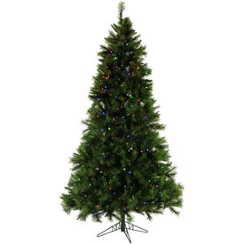 6.5-Ft. Pennsylvania Pine Artificial Christmas Tree with Multi-Color LED String Lights and Holiday Soundtrack