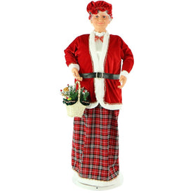 58" Dancing Mrs. Claus with Basket