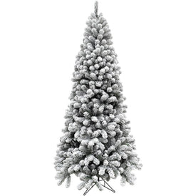 6.5-Ft. Flocked Alaskan Pine Christmas Tree