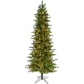 6.5-Ft. Carmel Pine Slim Artificial Christmas Tree with Smart String Lights