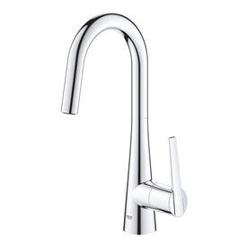 Zedra/Ladylux Single Handle Pull-Down Bar/Prep Faucet with Dual-Function Spray Head