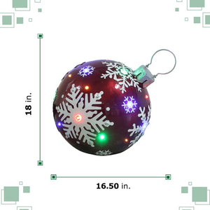 FFRS018-ORN1-RD Holiday/Christmas/Christmas Outdoor Decor