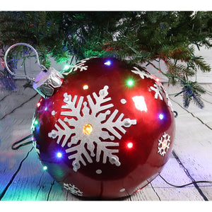 FFRS018-ORN1-RD Holiday/Christmas/Christmas Outdoor Decor