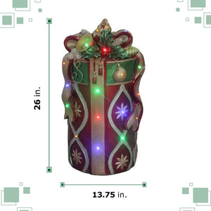 FFRS026-GBFF1-RD Holiday/Christmas/Christmas Outdoor Decor