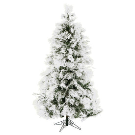 7.5-Ft. Flocked Snowy Pine Christmas Tree