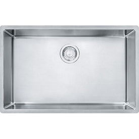 Cube 28.5" x 17.7" Single Bowl 18-Gauge Stainless Steel Undermount Kitchen Sink
