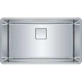 Pescara 32.5" x 18.5" Single Bowl 18-Gauge Stainless Steel Undermount Kitchen Sink