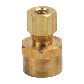 Adapter Delta Reducing 1/2 x 1/4 Inch Lead Free Brass Sweat x Compression