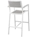 EEI-1740-WHI-LGR-SET Outdoor/Patio Furniture/Patio Bar Furniture
