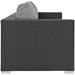 EEI-1860-CHC-GRY Outdoor/Patio Furniture/Outdoor Sofas