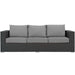 EEI-1860-CHC-GRY Outdoor/Patio Furniture/Outdoor Sofas
