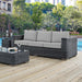 EEI-1874-GRY-GRY Outdoor/Patio Furniture/Outdoor Sofas